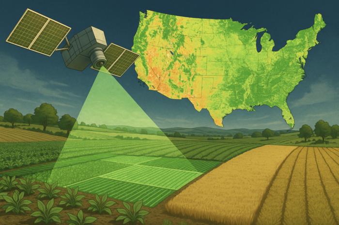 USA, nuovo strumento satellitare monitorerà la salute delle colture